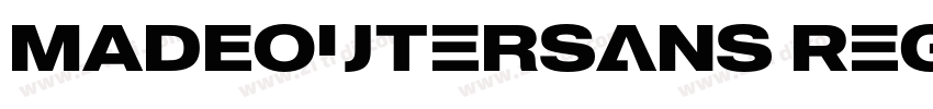 MADEOuterSans Regula字体转换 MADEOuterSans Regula字体转换